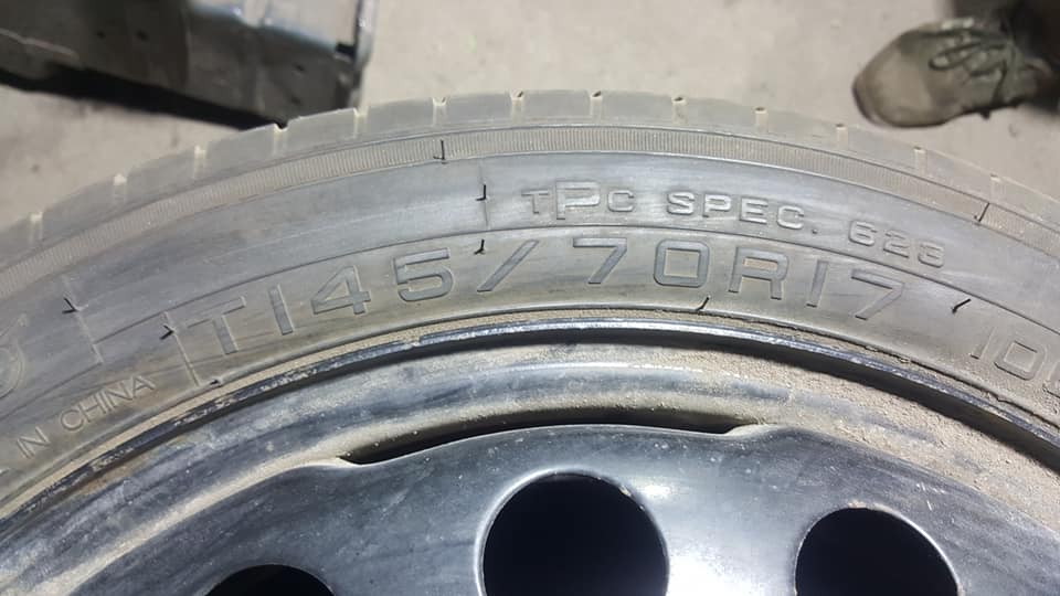 LLANTA DE REPUESTO CHEVROLET EQUINOX 2010 AL 2017